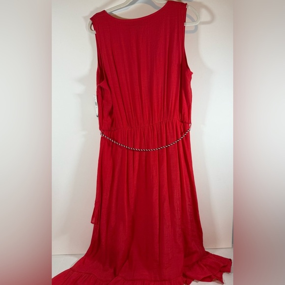 New Directions Women’s Red Maxi Dress Size XL NWT - Picture 13 of 16